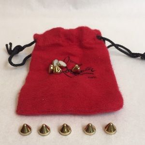 Louboutin Gold Spikes (5)